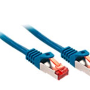LINDY  Cavo di rete RJ45, cavo patch CAT 6 S/FTP 3,00 m blu 1 pz. ( NUOVO )